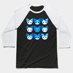 Cute Blue Sphynx Cats Baseball T-Shirt